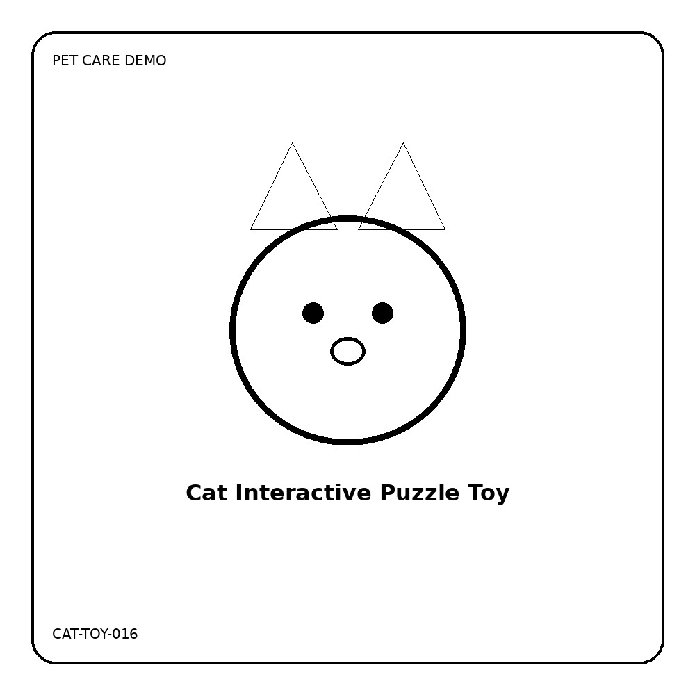 Cat Interactive Puzzle Toy