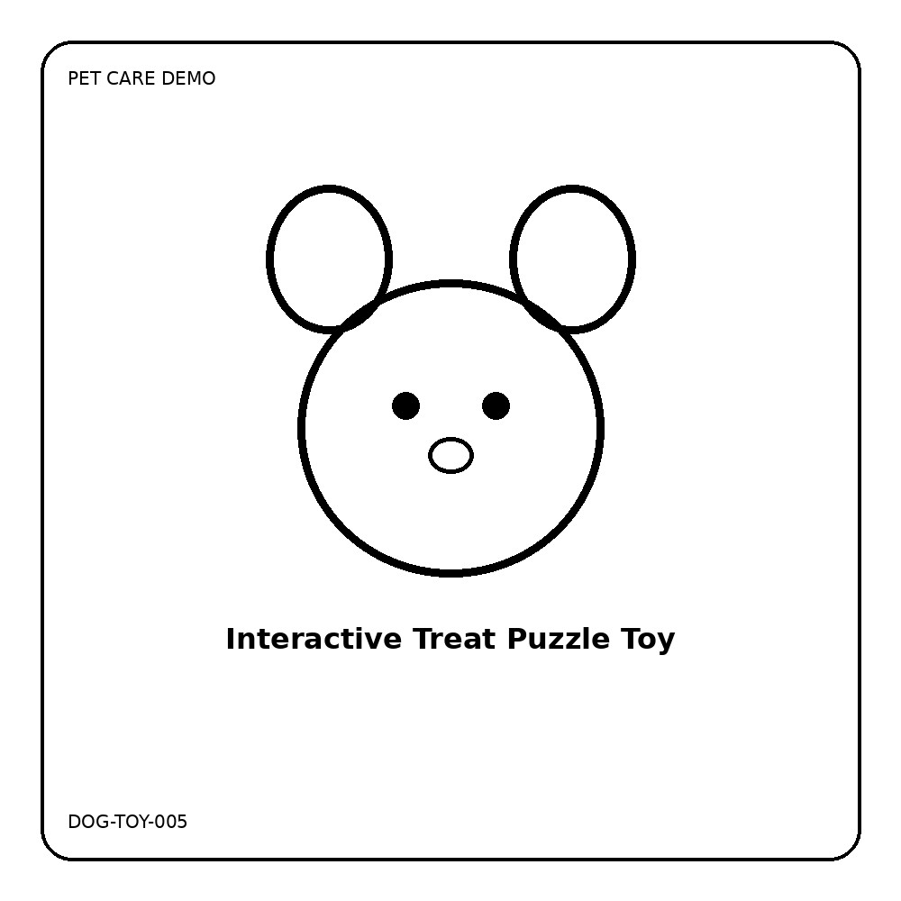 Interactive Treat Puzzle Toy